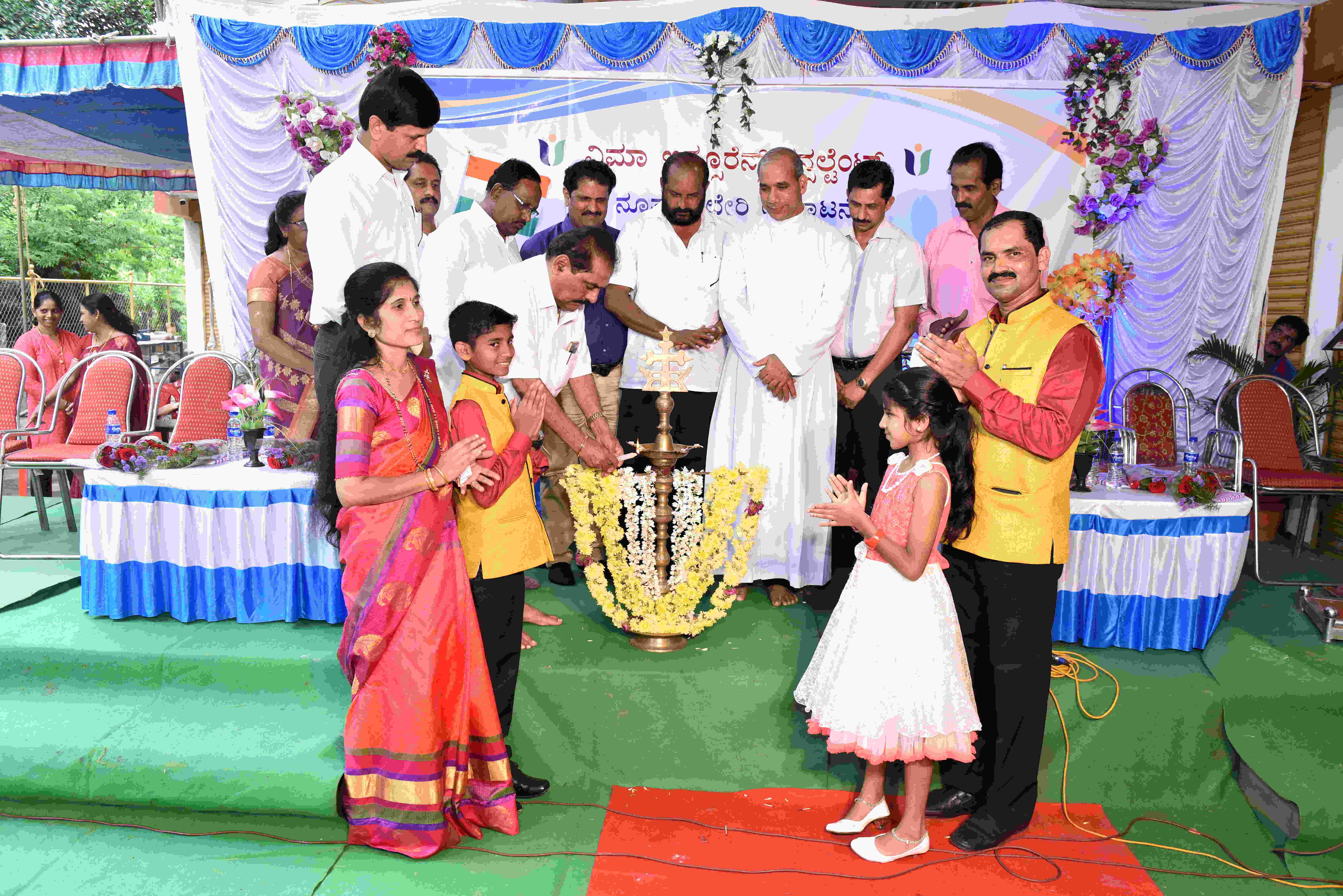 Office Inauguration Lighting the Lamp